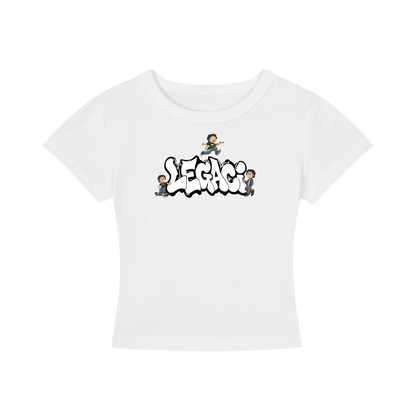 GRAFFITI BOYS WOMEN'S CROPPED T-SHIRT