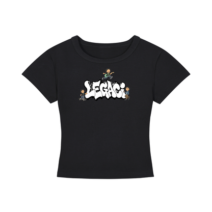 GRAFFITI BOYS WOMEN'S CROPPED T-SHIRT
