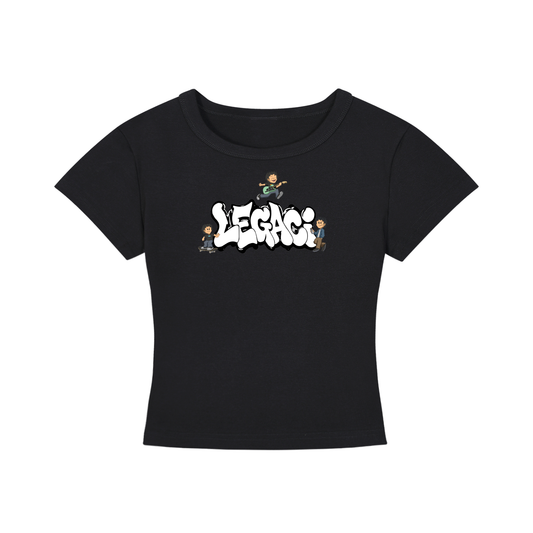 GRAFFITI BOYS WOMEN'S CROPPED T-SHIRT